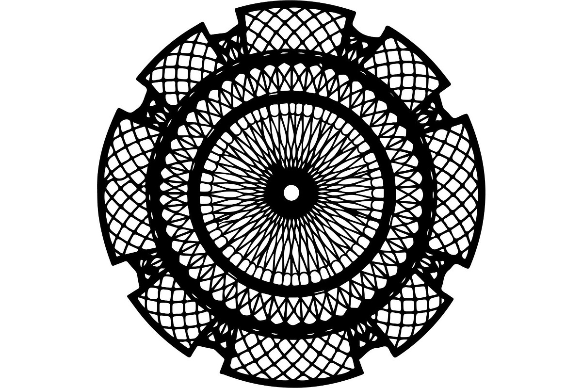 Abstract Circular Pattern, an Object Graphic by Designer_Momina (Photo 16 of 16)