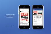 Labor Day Poster/ Flyer 01, a Flyer Template by Juru Rancang Graphic (Thumbnail 2 of 2)