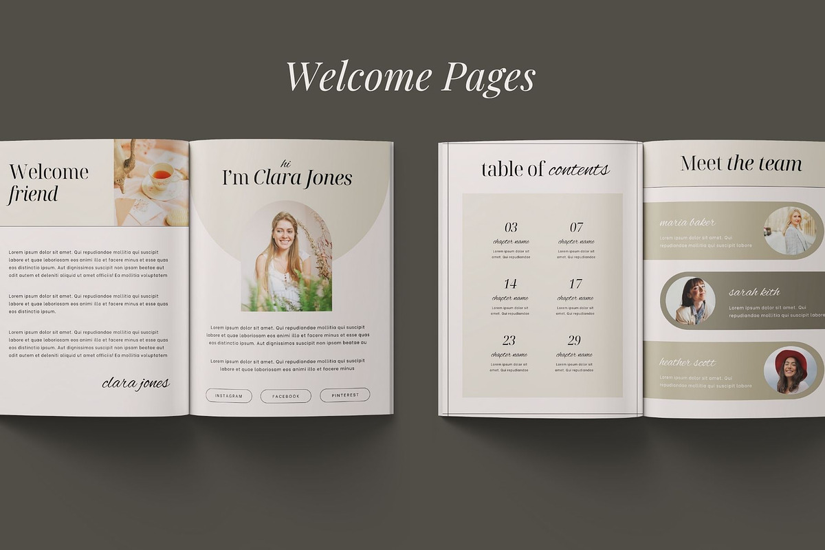 CLARA Course Ebook Canva Template preview 4