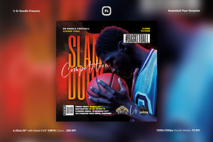 Basketball Flyer, a Flyer Template by iDoodle Studio