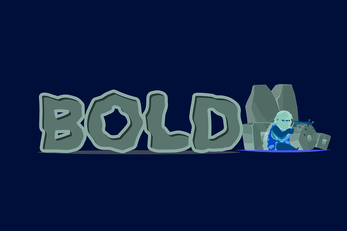 Stone Display Font, a Font by Formatika Studio (Photo 4 of 6)
