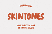 Skintones – Handwritten font, a Handwritten Font by Fikryal Studio (Thumbnail 1 of 12)