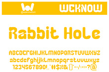 Rabbit Hole font