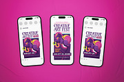 Art Festival Event Flyer Set, a Flyer Template by The Good Store (Thumbnail 2 of 2)