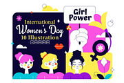 10 International Women's Day, a Person Illustration by denayunebgt (Thumbnail 1 of 4)