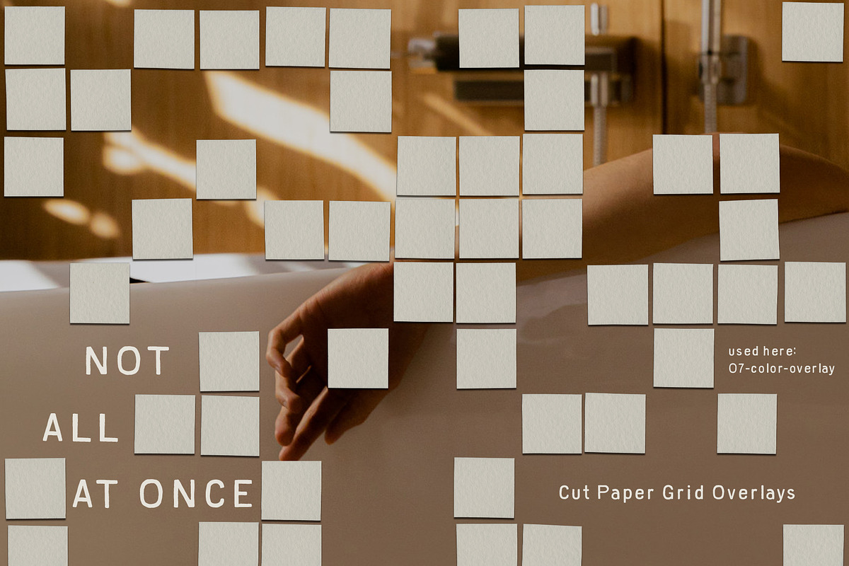 Not All at Once: Paper Grid Overlays, a Texture Graphic by alonahaidash (Photo 7 of 16)