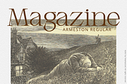 Armeston - Modern Serif, a Serif Font by tebaltipislab (Thumbnail 12 of 15)