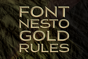 Nesto Metals, a Font by glukfonts (Thumbnail 2 of 10)