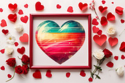 Vintage Valentine Clipart Retro png, an Illustration by RobertsArt (Thumbnail 5 of 7)
