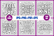 Motivational Quotes For Adult Vol-01, a Decorative Illustration by Coco Bloom (Thumbnail 2 of 3)