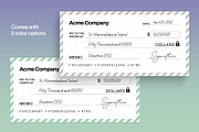 Giant Check Template, a Stationery Template by BrandPacks (Thumbnail 4 of 6)