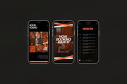 Black & Orange Social Media Template, a Social Media Template by My Template Studio (Thumbnail 10 of 19)