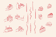 Vintage Lambeth Cakes & Frames, an Object Graphic by PaperJamLab (Thumbnail 6 of 11)