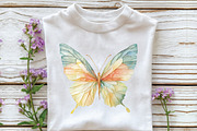 Mixed Media Butterflies Printable, an Illustration by CraftArtStudio (Thumbnail 5 of 6)