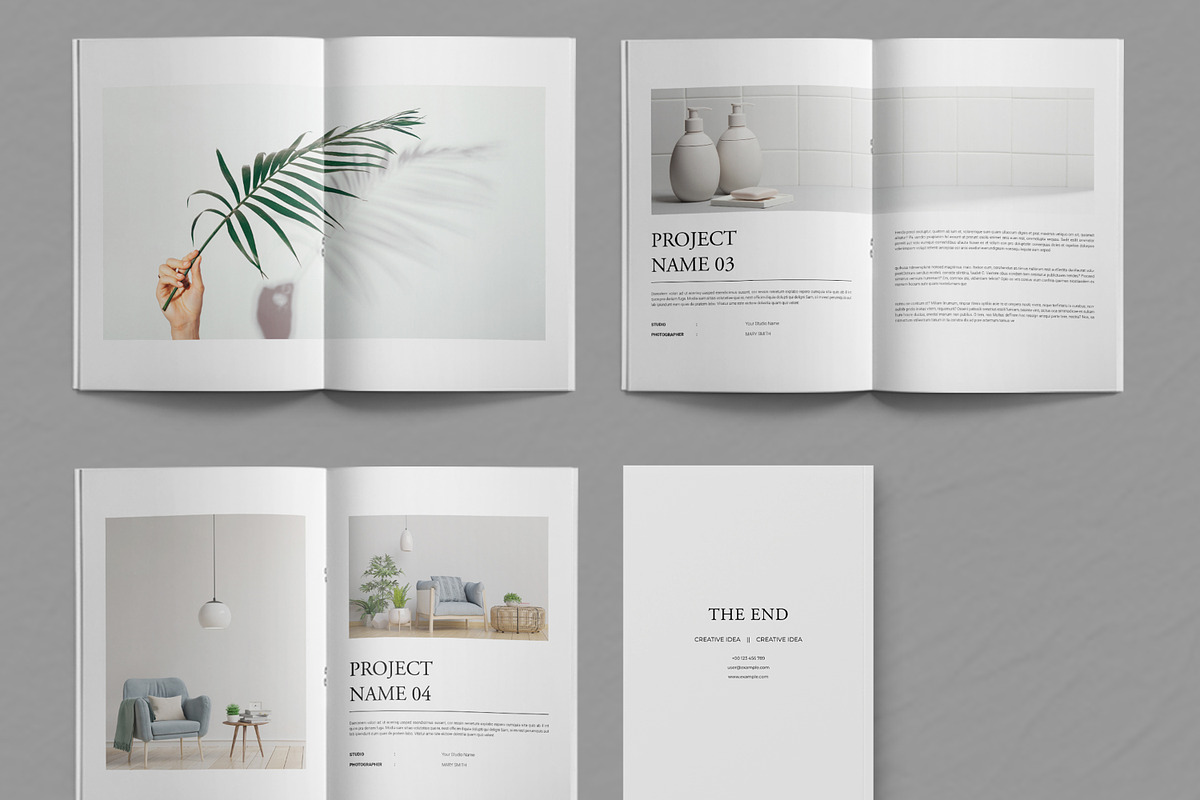 Minimalist Magazine Layout, a Magazine Template by ContestDesign (Photo 3 of 3)