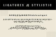 Black Sansa - Retro Display Font, a Font by AuthenType (Thumbnail 9 of 12)
