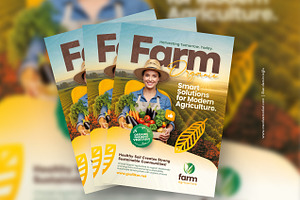 Organic Farming Flyer Template