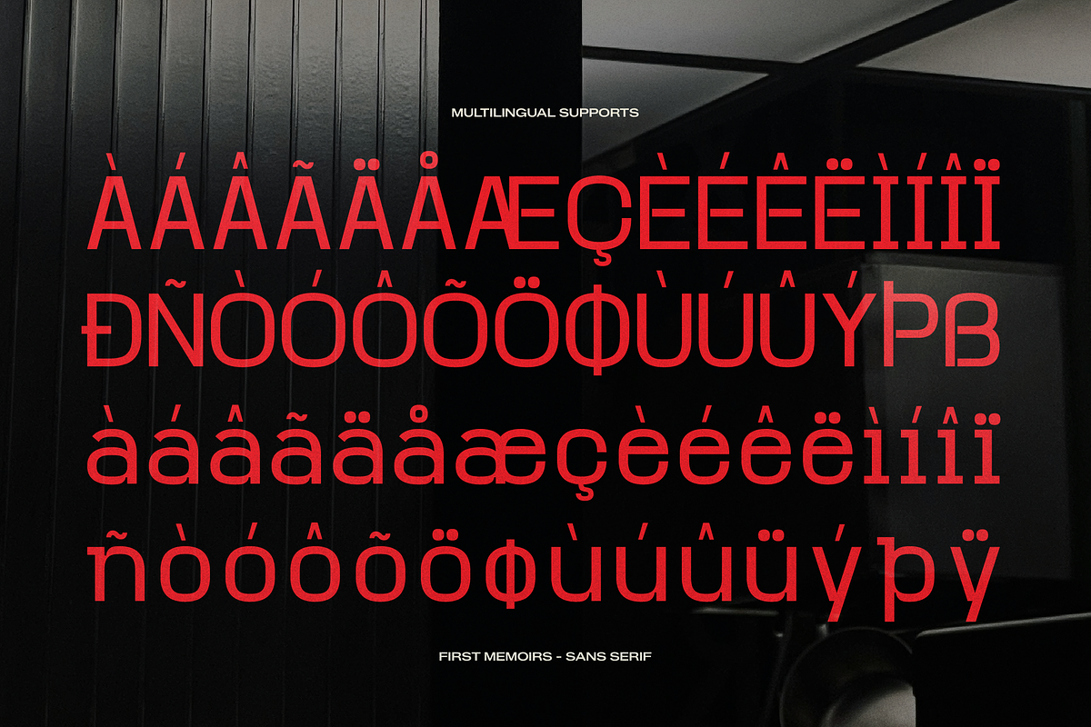 First Memoirs | Sans Serif Typeface, a Sans Serif Font by gracetype_studio (Photo 11 of 12)