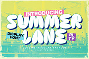 Summerlane Display Font, a Sans Serif Font by Rillatype (Thumbnail 1 of 9)