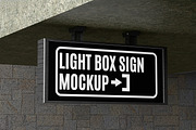 LIGHT BOX SIGN MOCKUP, an Advertising Mockup by safrizalstudio (Thumbnail 4 of 4)
