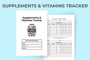 Supplement Tracker KDP Interior