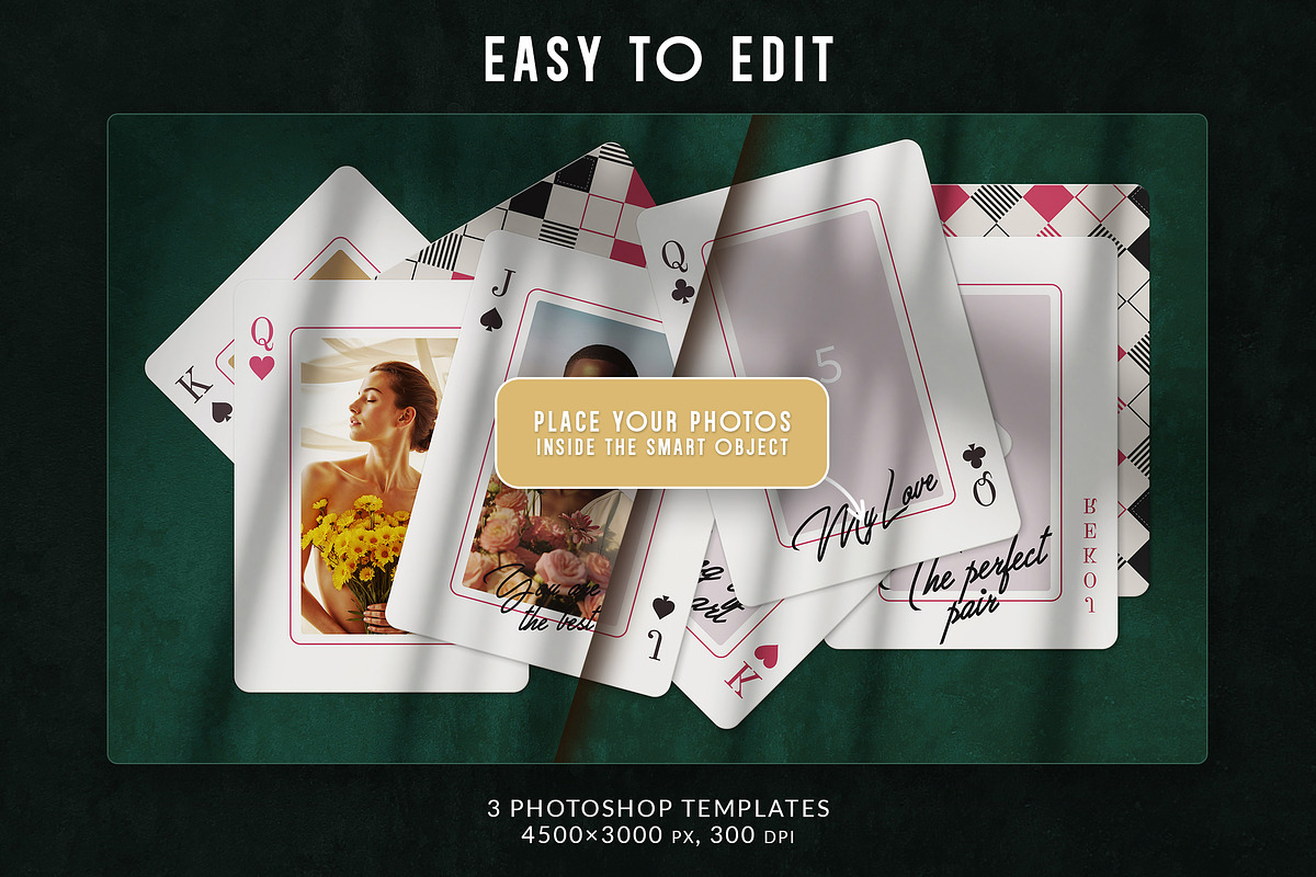 Playing Cards Photo Scenes, a Merchandise Mockup by Andrew Skoch Design (Photo 5 of 5)