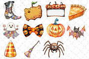Patchwork Halloween Clipart, an Illustration by Dream Creation (Thumbnail 2 of 4)