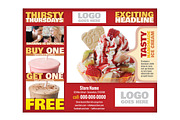 Restaurant Tri Fold Brochure, a Brochure Template by MitchLinhardt (Thumbnail 4 of 5)