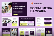 Social Media Campaign Powerpoint, a Presentation Template by Sixtemp (Thumbnail 1 of 3)