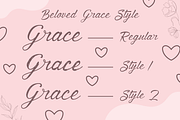 Beloved Grace - Romantic Script Font, a Script Font by PutraCetol Studio (Thumbnail 9 of 12)