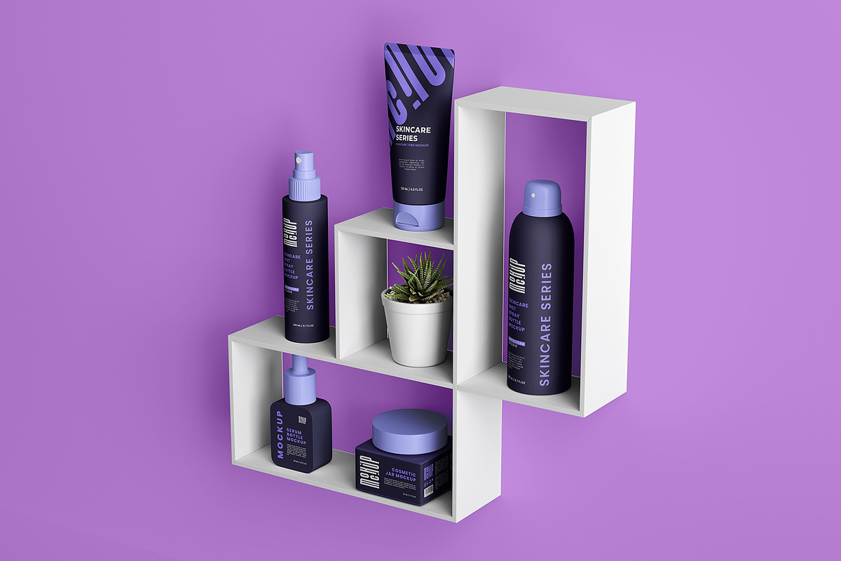 Skincare Product Packaging Mockup, a Packaging Mockup by Artnivora.Std (Photo 4 of 4)