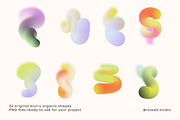Blurry Swirls – 24 Gradient Shapes, an Object Graphic by rolada.studio (Thumbnail 3 of 4)