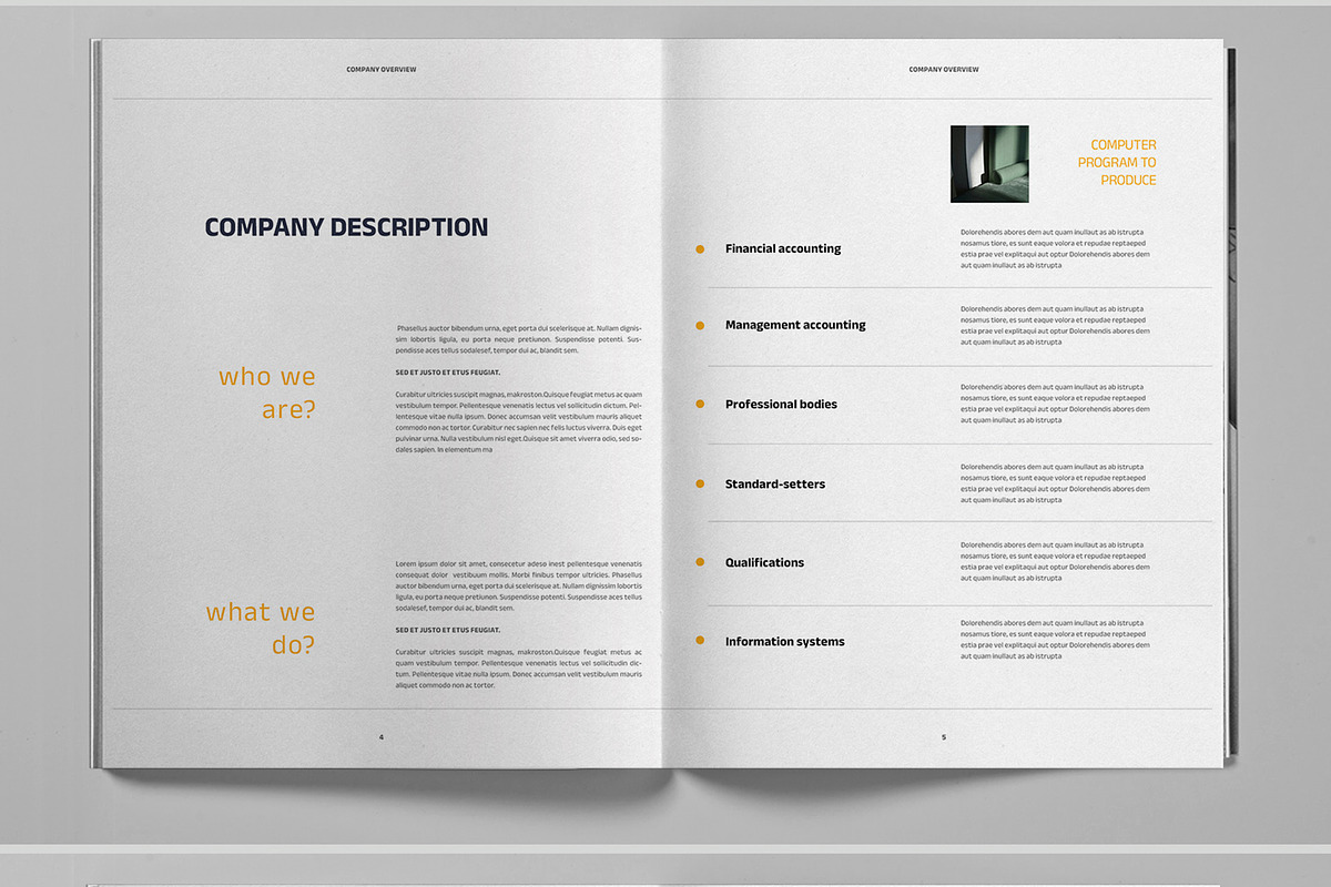 Company Overview Brochure Template, a Brochure Template by Boris Cupac (Photo 4 of 7)