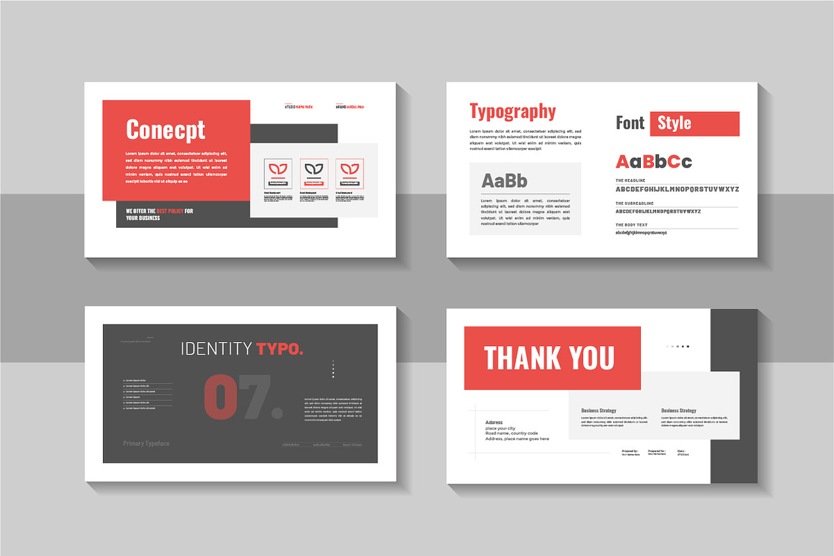 Modern brand guideline presentation, a Presentation Template by Pavel_design (Photo 4 of 4)