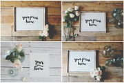 BUNDLE: 8 Aged Mockups 8x10&11x14, a Print Template by WeLivedHappilyEverAfter (Thumbnail 1 of 6)