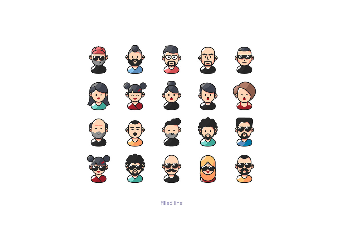 avatar 150 icons, an Icon by iconfield (Photo 3 of 10)