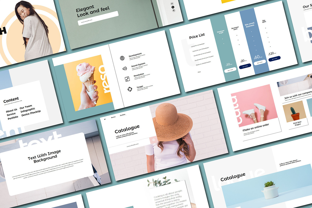 Smooth - Google Slide Template, a Presentation Template by Collaborg Studio (Photo 1 of 11)