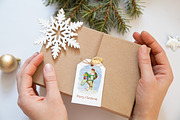 Gift Tag Mockup,Christmas Mockup, a Product Mockup by ILoveMockupDesign (Thumbnail 9 of 10)