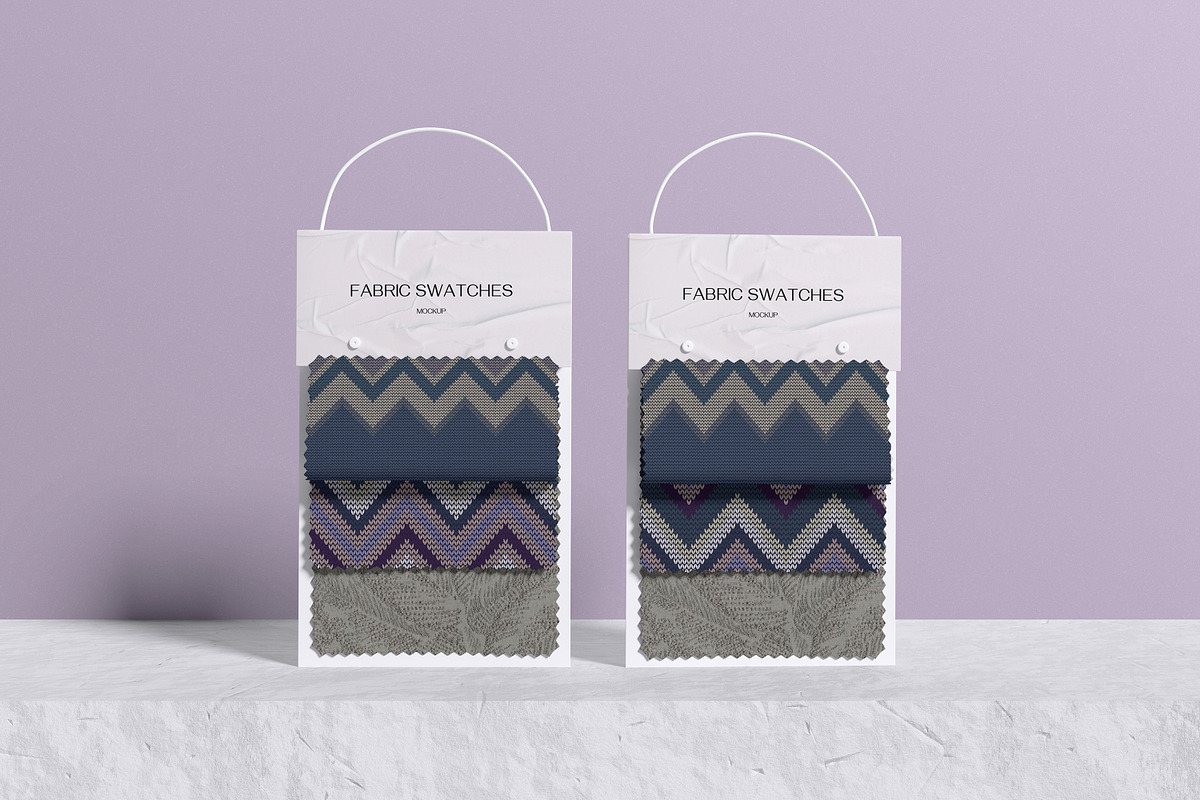 Fabric swatches mockup, a Merchandise Mockup by xavier_studio (Photo 4 of 5)