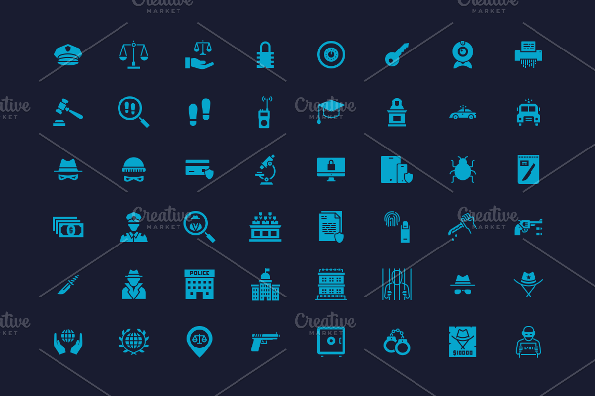 Military, Law & Order Icons, an Icon by Amogh Design (Photo 7 of 7)