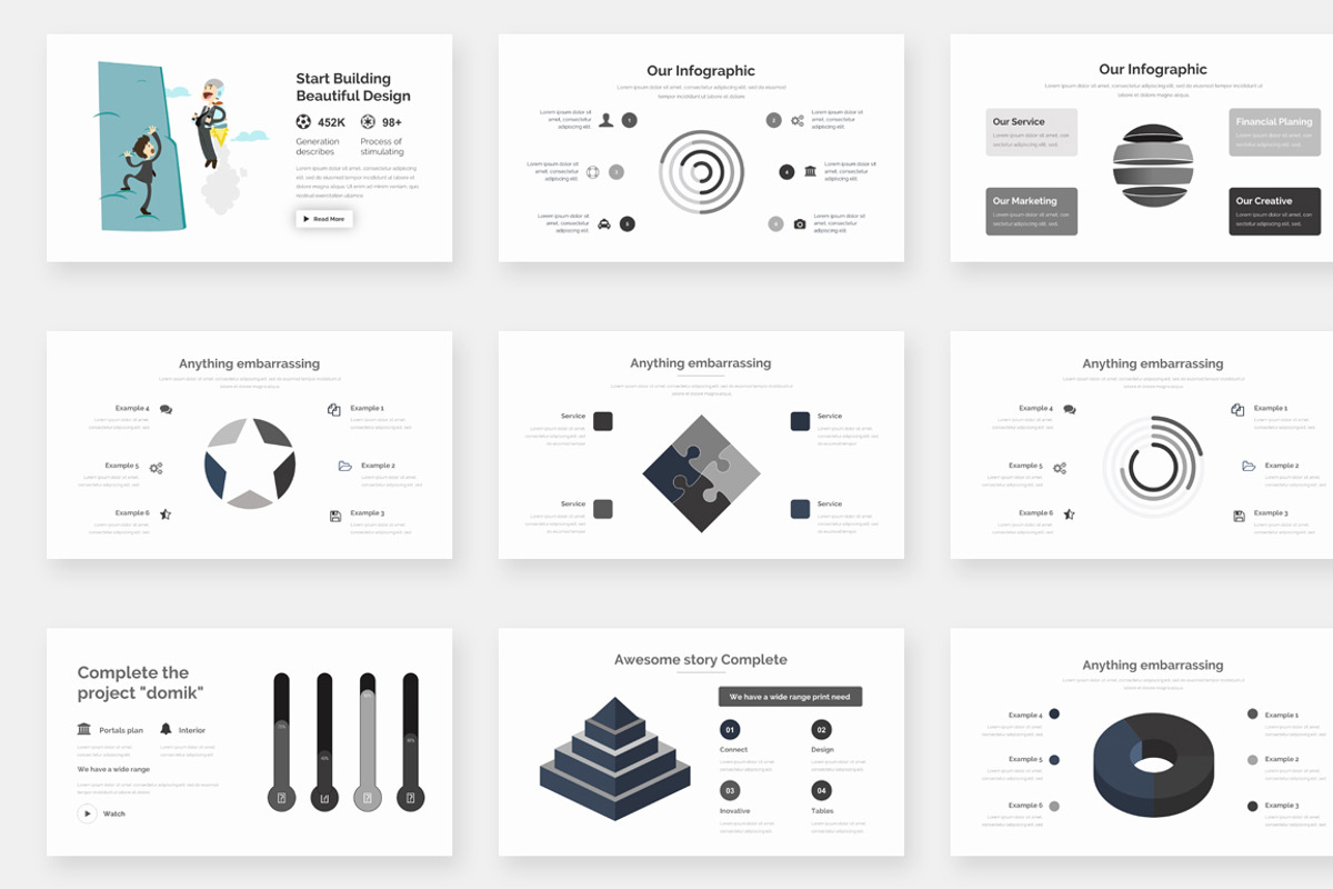 Creatix Creative Keynote Template, a Presentation Template by One Percent Studio (Photo 9 of 14)