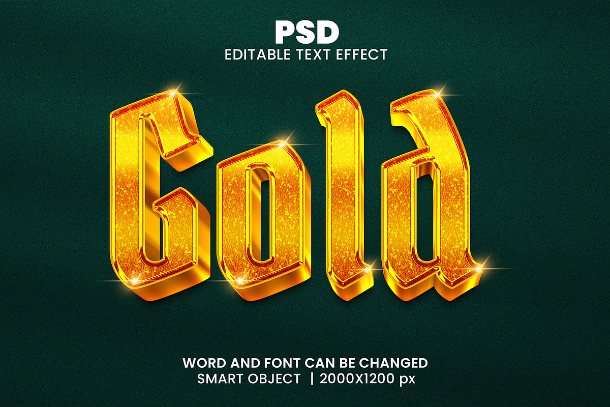 15 best luxury 3d Text Effect bundle, a Layer Style Add-On by bdrobin (Photo 3 of 16)