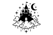 Fantasy Castle Cloud Moon Bundle, an Object Illustration by Gaye Art (Thumbnail 17 of 30)