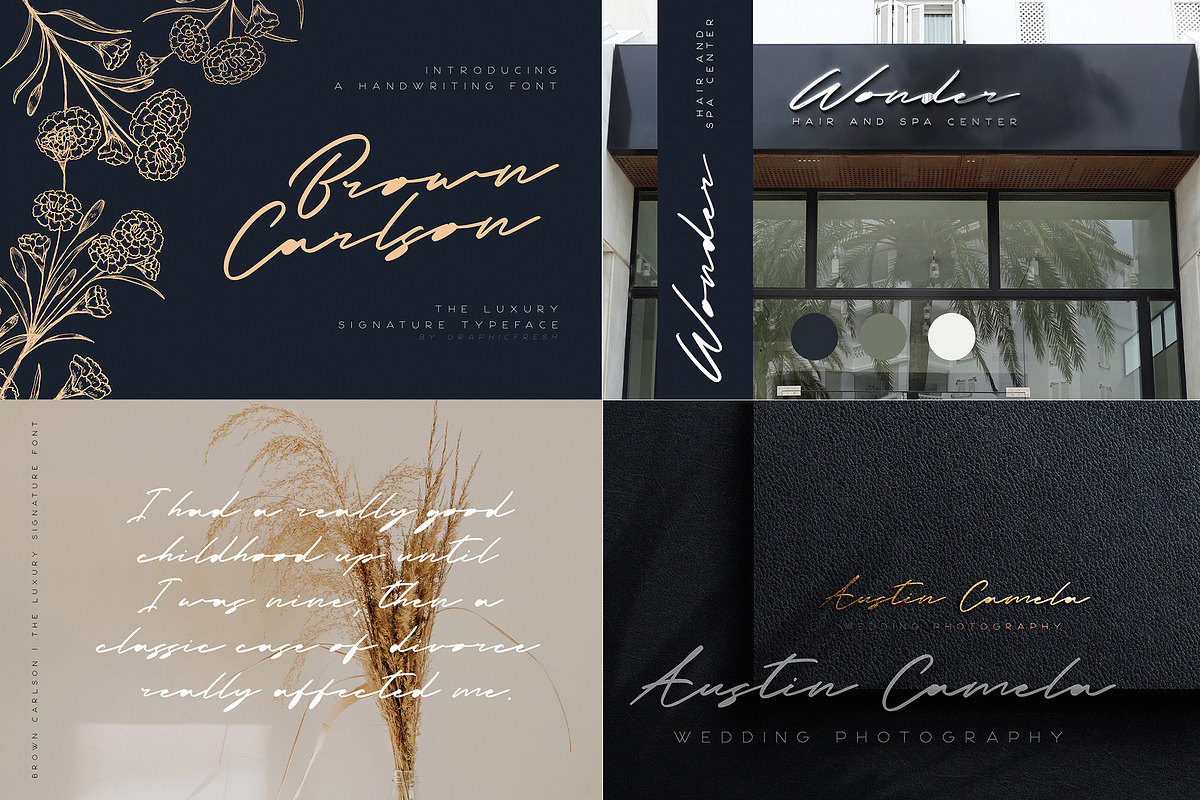The Modern Signature Font Bundle, a Script Font by Graphicfresh (Photo 11 of 11)