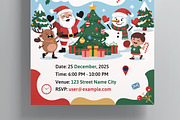 Christmas Party Flyer Template, a Flyer Template by MightyDesign (Thumbnail 3 of 8)