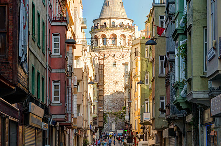 The old street in Istanbul, an Architecture Photo by Lopatin Photo