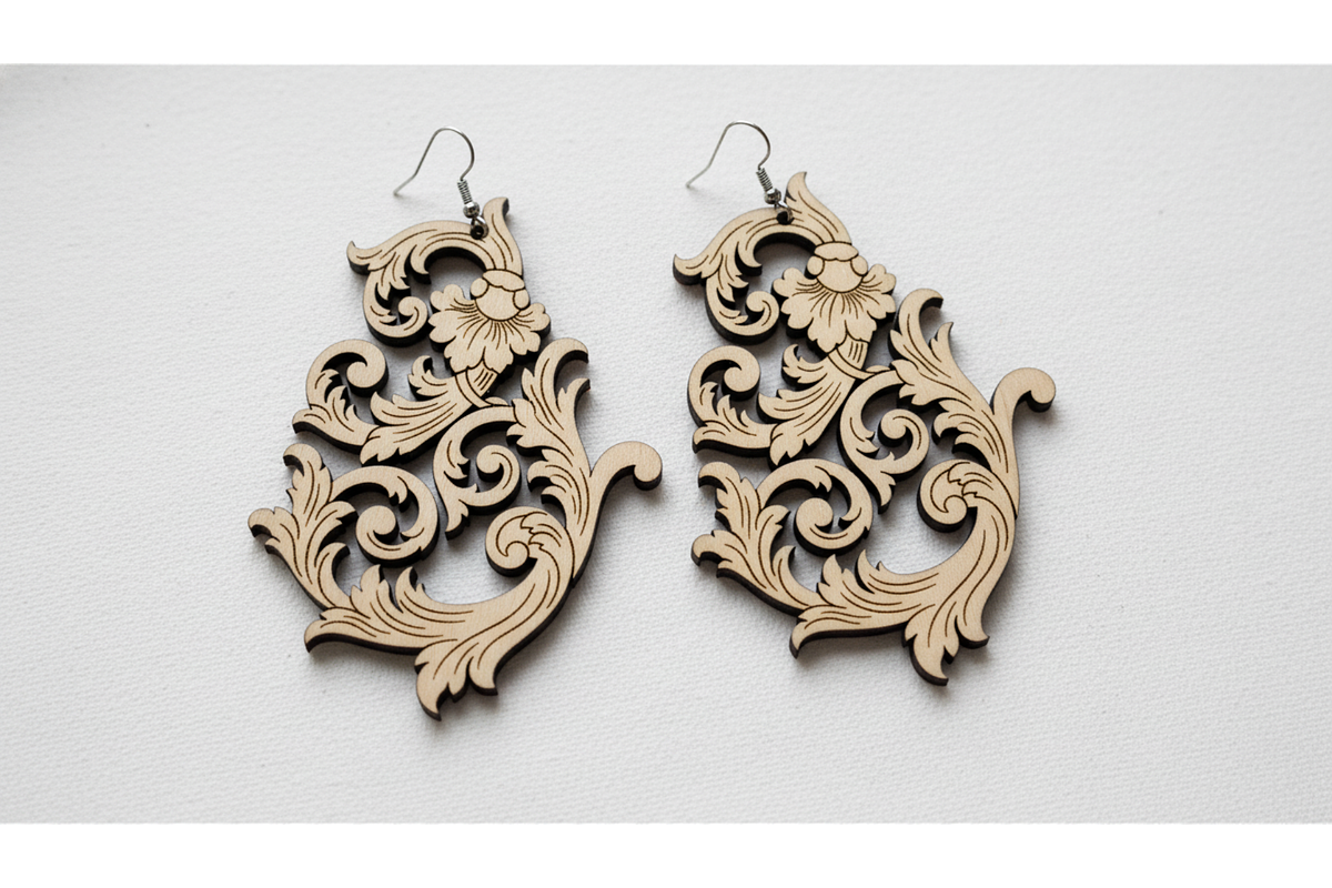 Flower Cut Earrings Pack, a Graphic by hafijul (Photo 9 of 11)