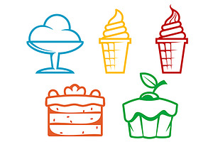 Dessert food, an Object Graphic by Vector Tradition