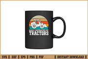 Easily Distracted By Tractors SVG, an Illustration by Handy Arts Studio (Thumbnail 3 of 3)