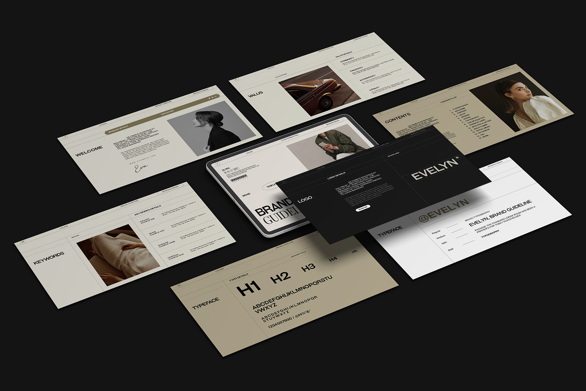 Brand Guidelines Template, a Presentation Template by slidestock55 (Photo 11 of 12)